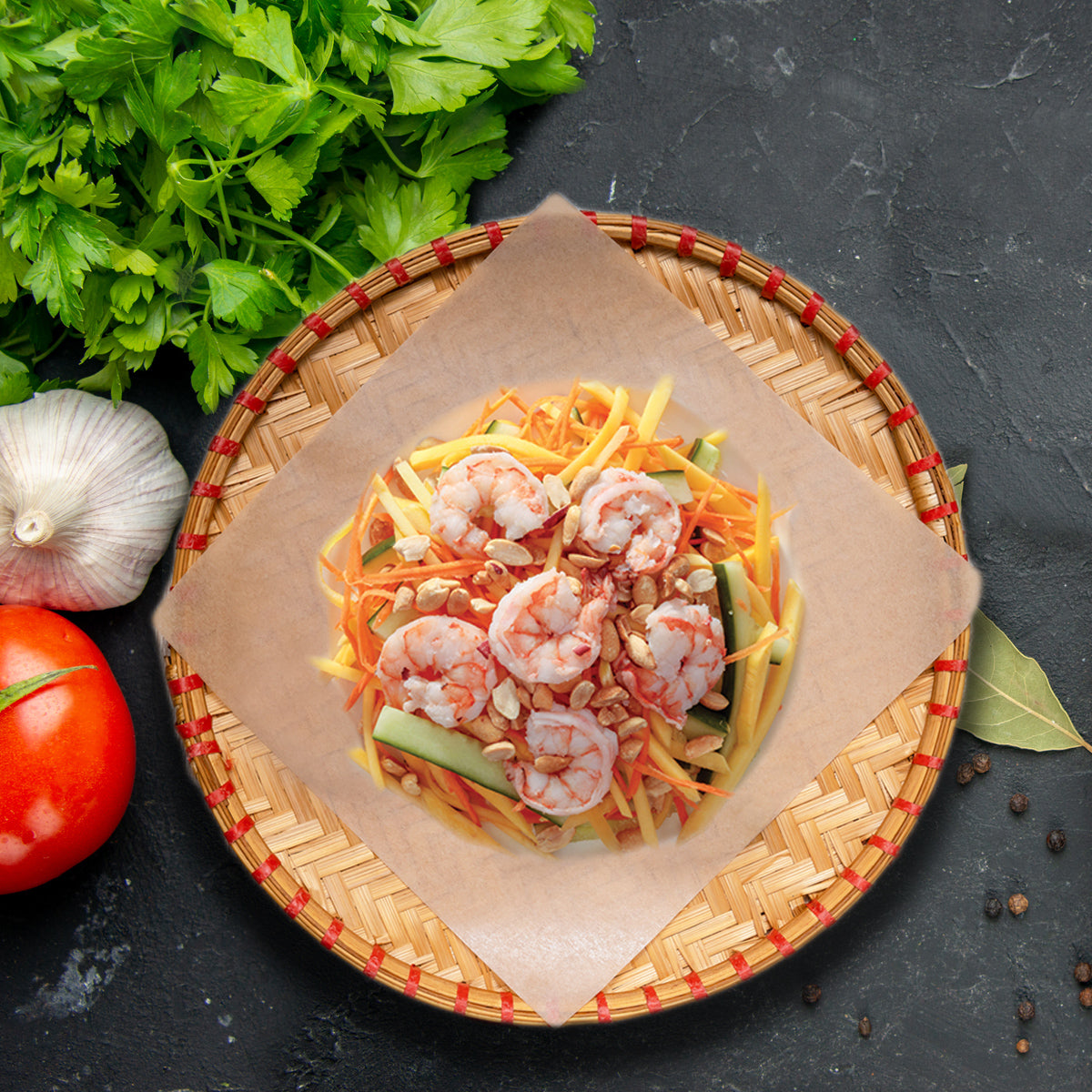 A6. Salad Tom Xoai - Prawn & Mango Salad
