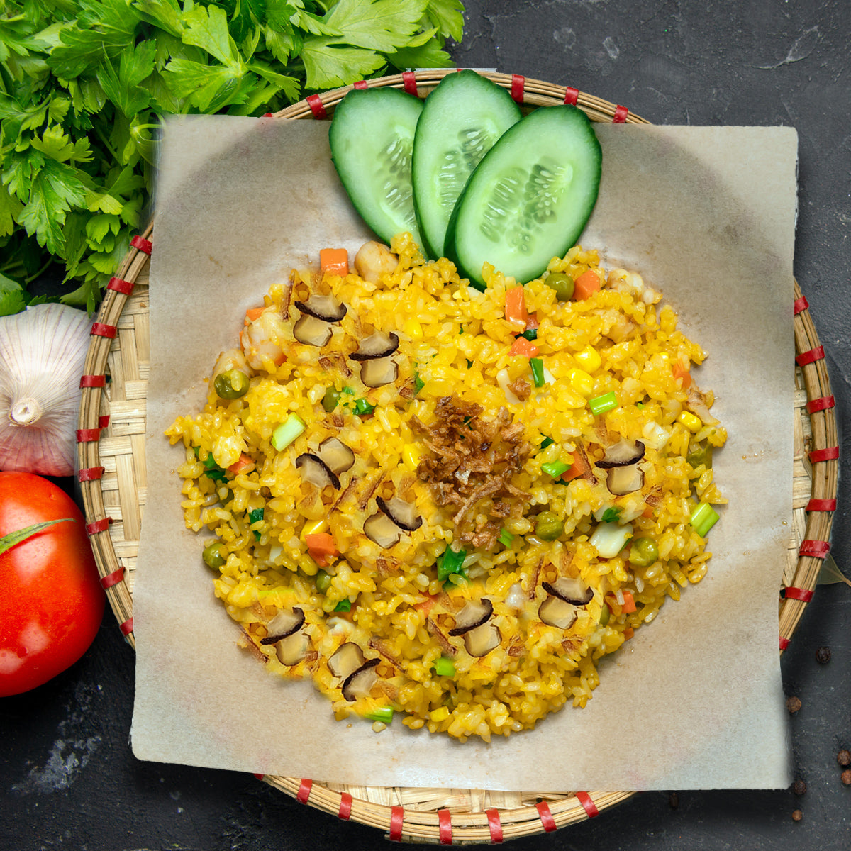 K21. Chay Com Chien - Vegetarian Fried Rice