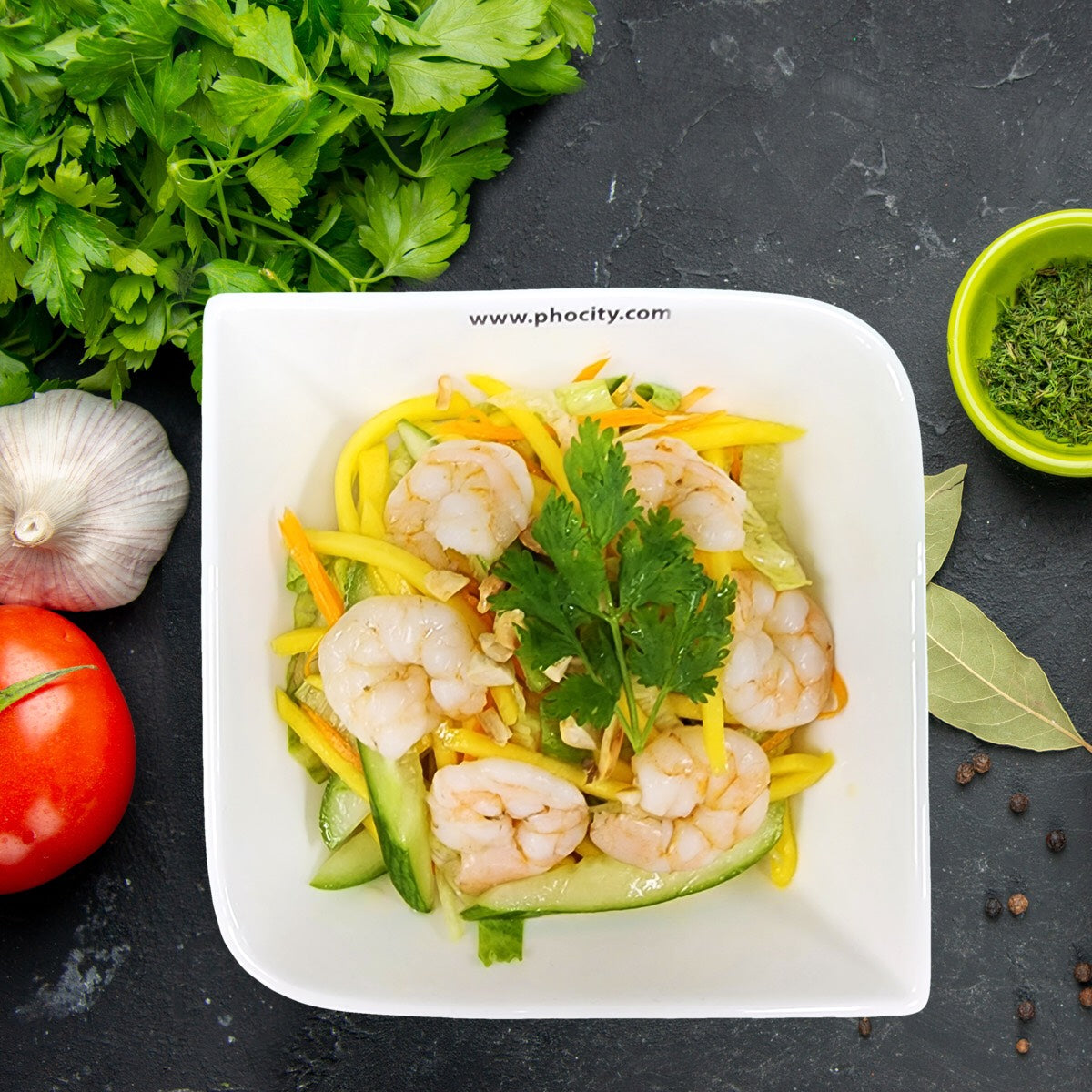 A6. Salad Tom Xoai - Prawn & Mango Salad